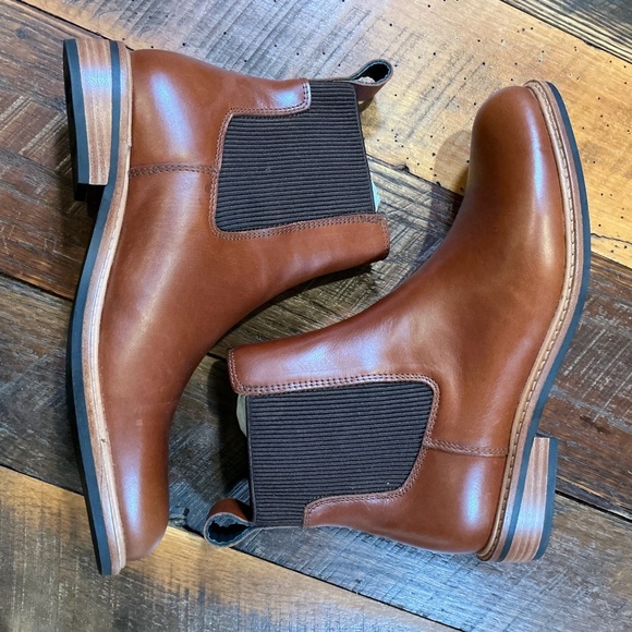 Nisolo Carmen Chelsea Boot Brandy Brown Size 9.5 - Picture 6 of 10